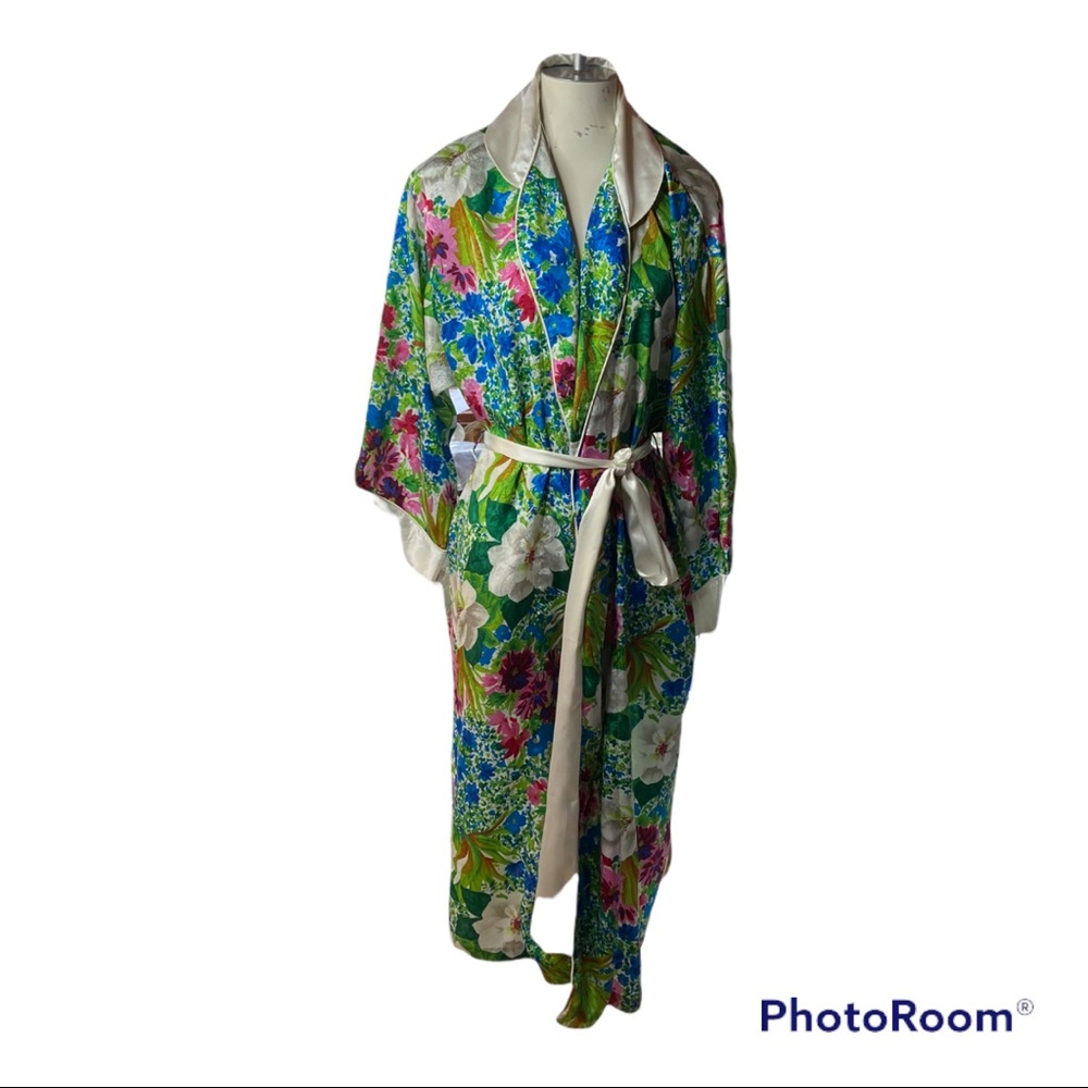 Victoria’s Secret Gold Label Long Floral Robe